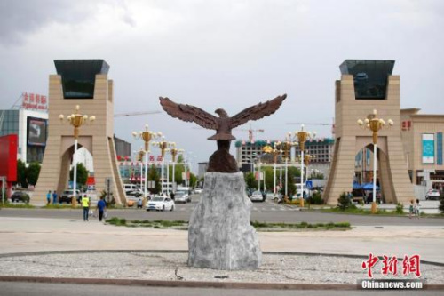 資料圖：中哈霍爾果斯國(guó)際邊境合作中心。<a target='_blank' >中新社</a>記者 富田 攝