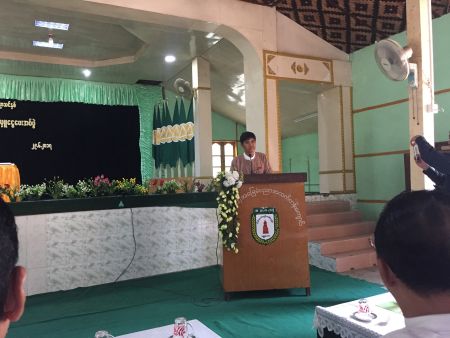 曼德勒省國會(huì)議員致詞