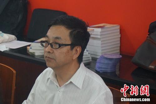 中國民間對日索賠聯(lián)合會會長童增。湯琪 攝