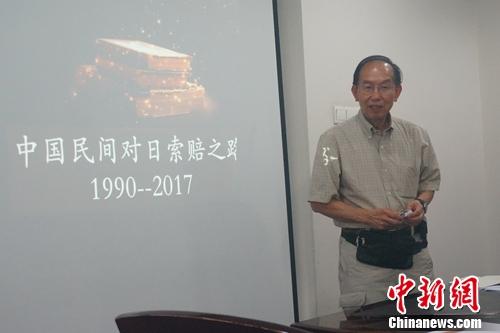 愛國華僑曹贊文。湯琪 攝