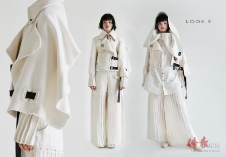 許燕妮的時(shí)裝設(shè)計(jì)作品。(美國《僑報(bào)》)