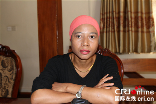 來自肯尼亞拉穆群島帕泰島上自稱是當(dāng)年鄭和船隊中國船員后裔村落的姆瓦瑪卡·夏瑞福，如今在中國攻讀博士學(xué)位。（王新俊 攝）