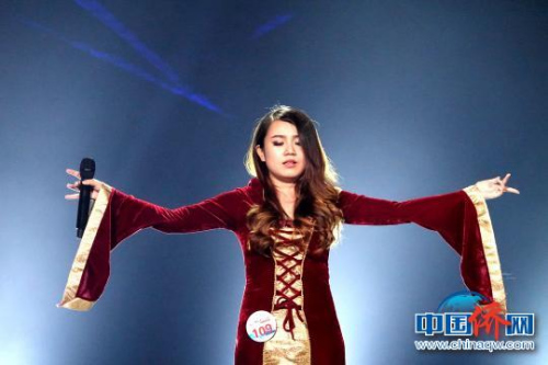 陳若晗在比賽中?！「稄?qiáng)　攝