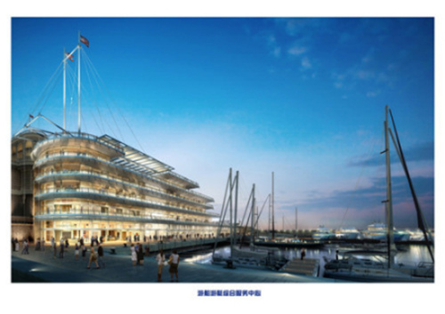 圣藍游艇產(chǎn)業(yè)綜合區(qū)效果圖