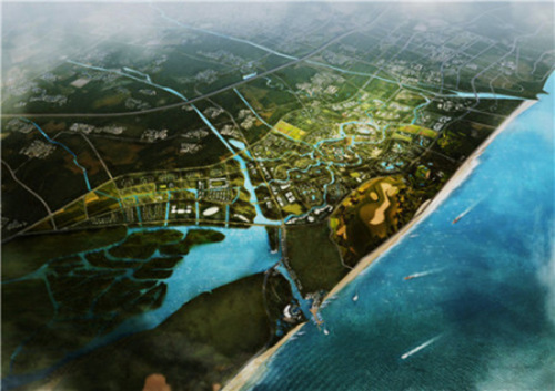 北戴河國際健康城鳥瞰圖