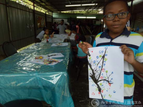 作品展示。（國(guó)家漢辦網(wǎng)站圖片）