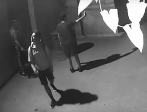 破壞墓地的三名嫌犯照片。(美國(guó)《世界日?qǐng)?bào)》)