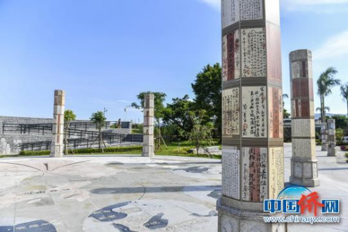 銀信紀念柱。陳驥旻 攝