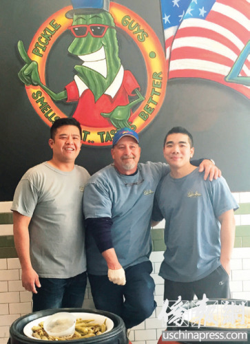 三個合伙人甄吳朱、高夫曼、趙振我(左到右)。