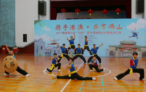 佛山蔡李佛鴻勝館表演團體武術