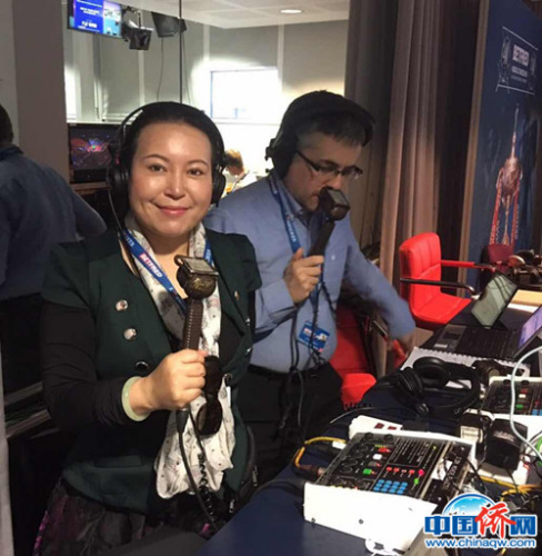 與BBC著名主持人一起制作世界冠軍節(jié)目。