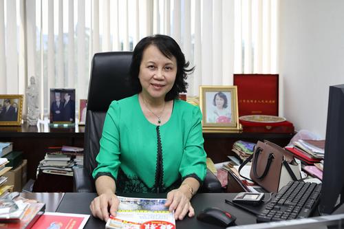 香港《鏡報》執(zhí)行社長徐新英。謝光磊 攝