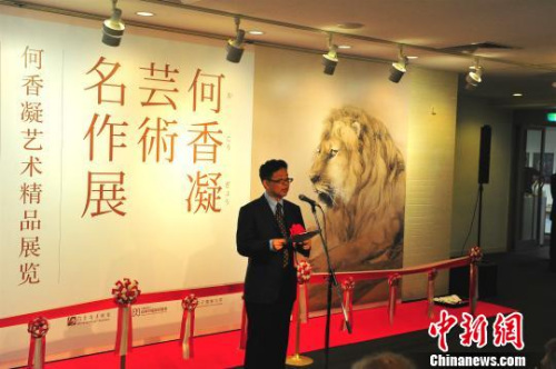 國務院僑務辦公室宣傳司許玉明司長致辭。　呂少威 攝