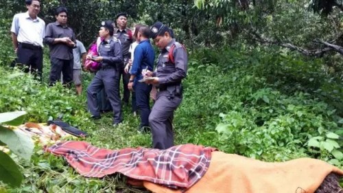 事發(fā)現(xiàn)場。（圖片來源：泰國《星暹日報》微信公眾號轉自泰叻）