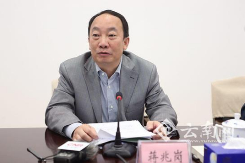 西南林業(yè)大學(xué)校長(zhǎng)蔣兆崗。(何新聞 攝)