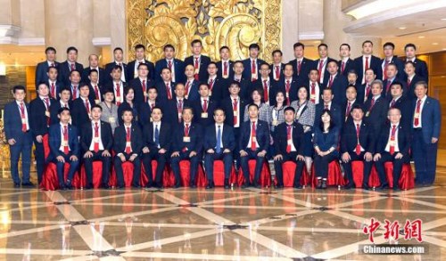 9月15日，中國國務院僑務辦公室副主任譚天星在北京會見菲律賓旅菲各校友會聯(lián)合會訪問團。 <a target='_blank' >中新社</a>記者 張勤 攝