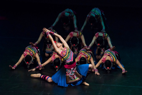 中國民族舞表演。