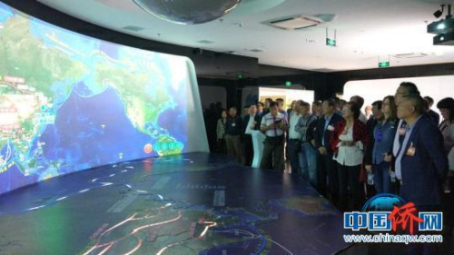 中國海外交流協(xié)會海外理事赴長春新區(qū)考察。郭佳 攝