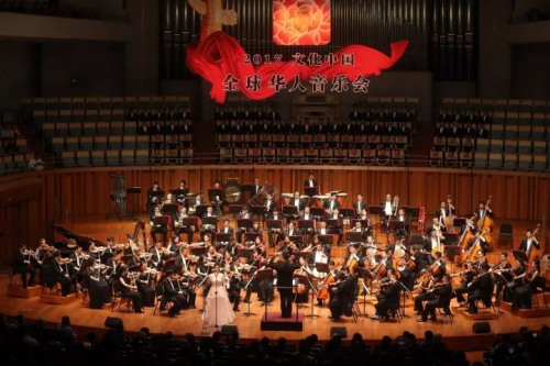 音樂(lè)會(huì)現(xiàn)場(chǎng)。<a target='_blank' >中新社</a>記者 張宇 攝