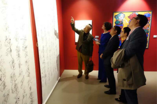 展覽現(xiàn)場(chǎng)。