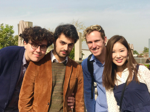 往屆冠軍：從左至右依次為，海濤(2016第九屆 德國)、楚杰士(2009第二屆 法國)、孔德魯(2012第五屆 美國)、寧靜(2013第六屆 蒙古)