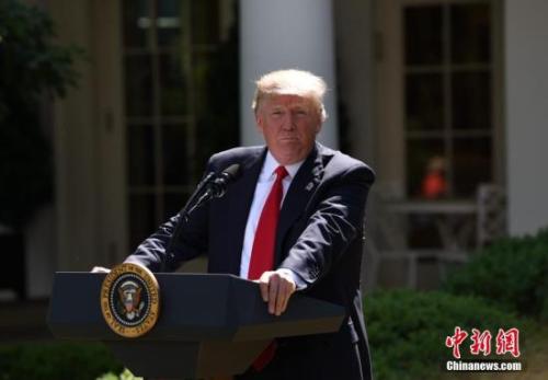 資料圖：美國總統(tǒng)特朗普。