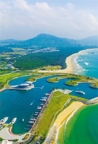 萬寧石梅灣美景。高林 攝