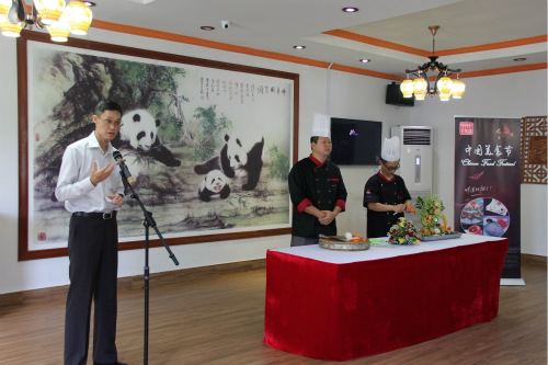 中國駐坦使館文化參贊兼中國文化中心主任高煒致歡迎辭。