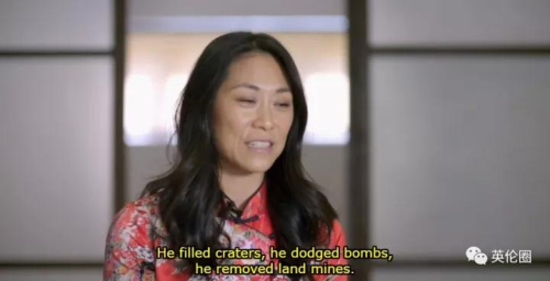 勞工Su Yun-Yi的孫女Karen在英國長大，她回憶了祖父跟她講過為數(shù)不多的戰(zhàn)場經(jīng)歷細節(jié)。
