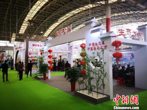 11月15日，第十一屆海峽兩岸茶業(yè)博覽會(huì)現(xiàn)場(chǎng)?！￡悅?攝