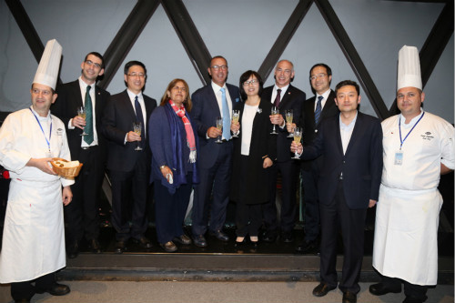 以色列文化夜活動(dòng)到場(chǎng)嘉賓合影。