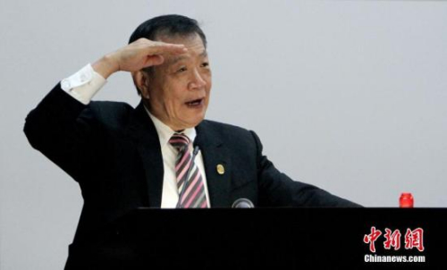 資料圖，李昌鈺激情演講。 <a target='_blank' >中新社</a>記者 張道正 攝