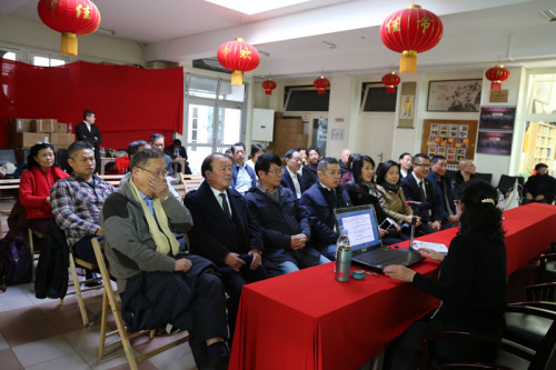 中醫(yī)藥講座現(xiàn)場，吸引了眾多僑胞前來。（法國《歐洲時報》/孔帆 攝）