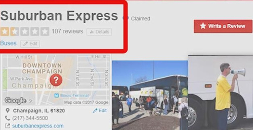 “城郊快線”巴士公司惡評如潮，評分不足2顆星