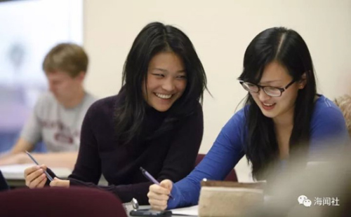 在美國留學(xué)的中國學(xué)生(資料圖) 在美國留學(xué)的中國學(xué)生(資料圖)