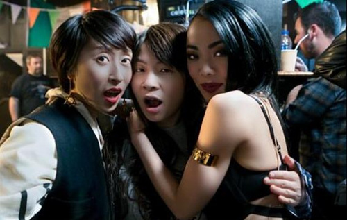 《逐夢(mèng)摩女》三位主人公：伊麗莎白(左)， 杰姬(中)，福福(右)。