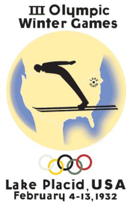 1932年第3屆普萊西德湖冬奧會(huì)會(huì)徽
