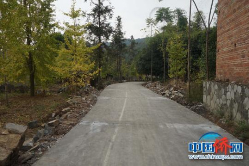 圖為新修的的水泥路?！⊥鮼問| 攝