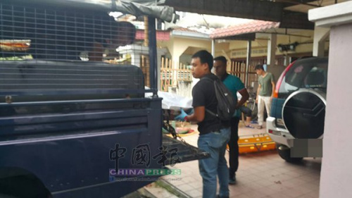 事發(fā)現(xiàn)場 （馬來西亞《中國報》）