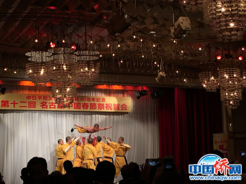 武術(shù)表演。