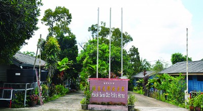 波各先那老人院前方依然保留舊式模樣。