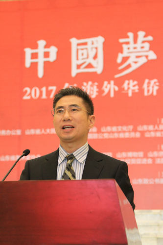 圖為山東省僑辦副主任孫傳尚。