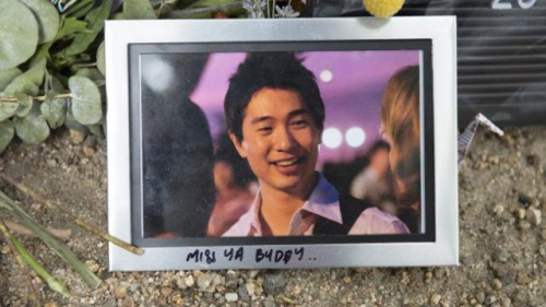 張華裔受害者馬修·斯(音譯，Matthew Si)的照片。