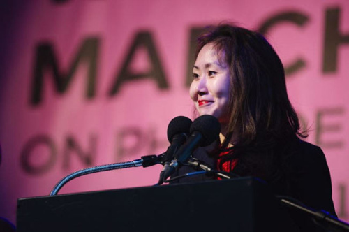 2015年參選時年僅24歲，被稱“李林笛精神”。(美國《世界日報》資料圖：李林笛提供)