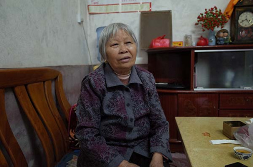 林阿金老人講述逃難經(jīng)歷