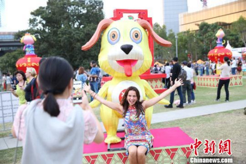 “悉尼中國新年燈會”開幕。陶社蘭 攝