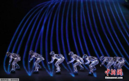 資料圖：當地時間2月25日，2018平昌冬奧會舉行閉幕式，“北京八分鐘”華美登場，美麗畫面震憾全場。