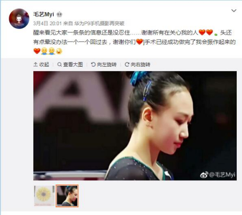 毛藝微博。
