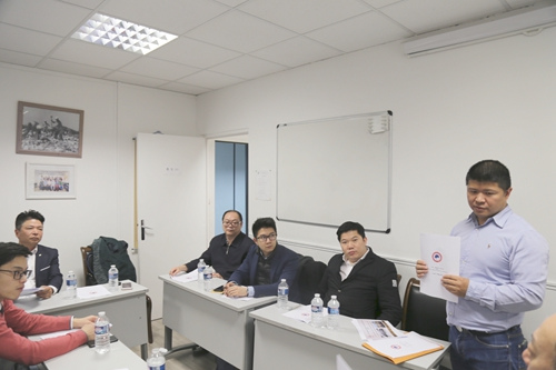 籌備會現(xiàn)場一角。(《歐洲時報》)