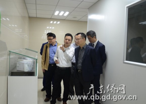 調(diào)研組參觀中山康源基因技術(shù)科技有限公司